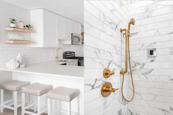 subway shower tile